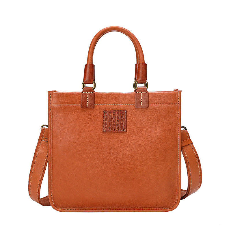 Vegetable Tanning Retro Big Diana Commuter Handbags