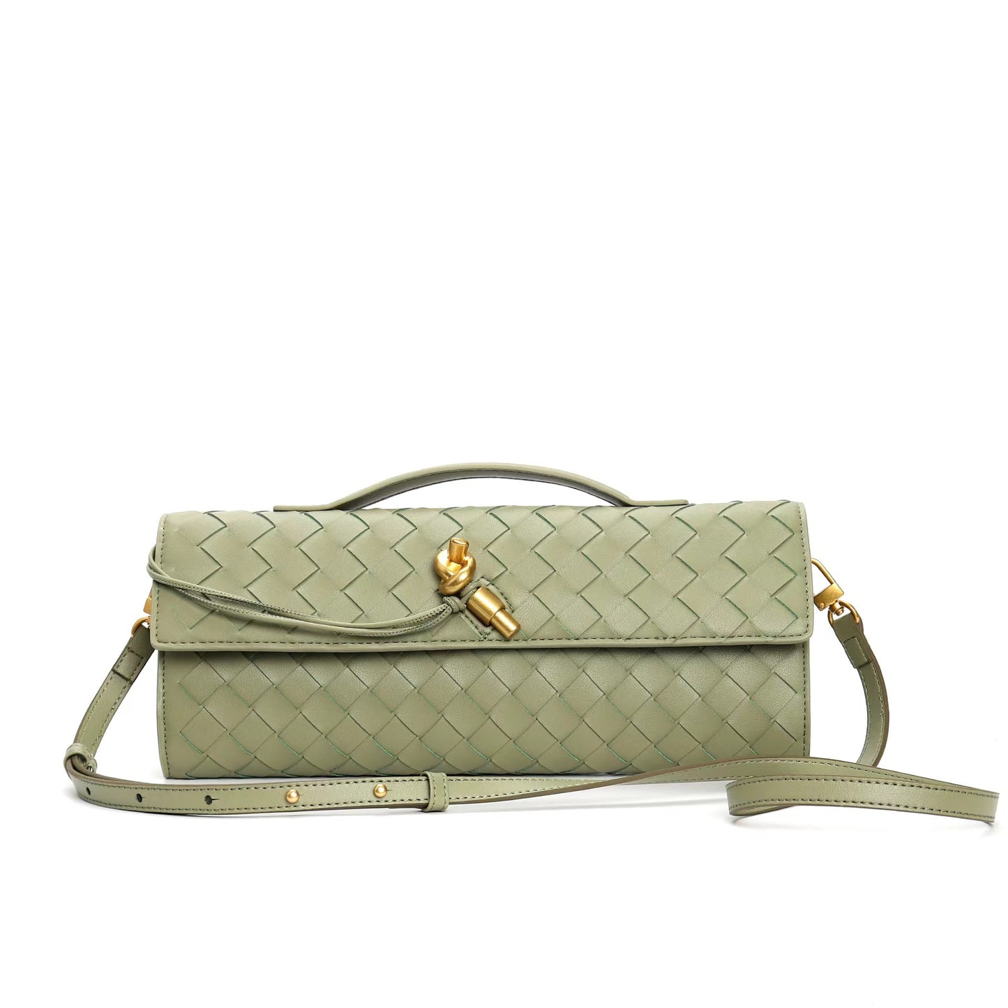 Hand-woven Dinner Baguette Fashion Portable Versatile Armpit Bags