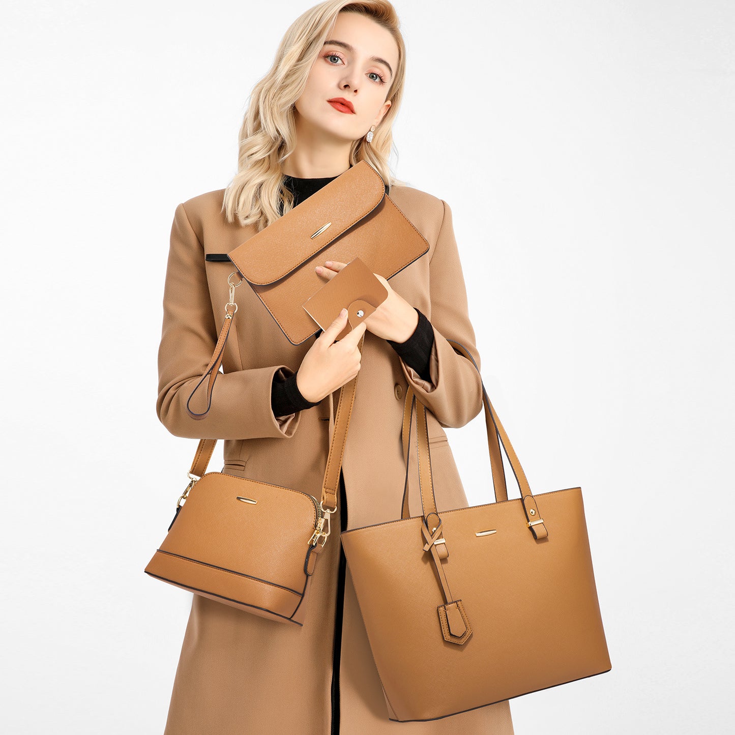 Women's Retro Simple Intellectual Large Capacity Handbags