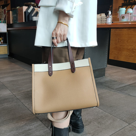 Women's Autumn Design Fashion Hand Holding Wide Shoulder Bags