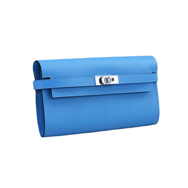 First Layer Cowhide Clutch Long Genuine Ladies Wallets