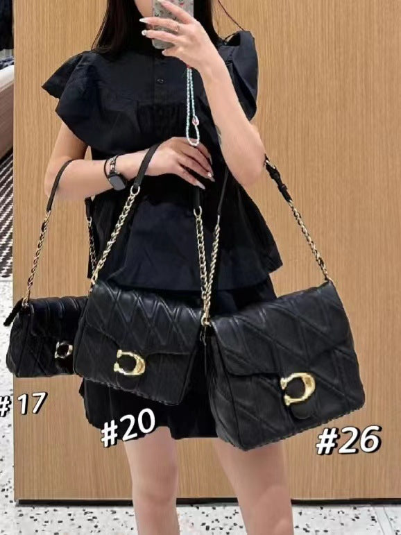 Women's Sheepskin Diamond Retro Portable Underarm For Crossbody Bags