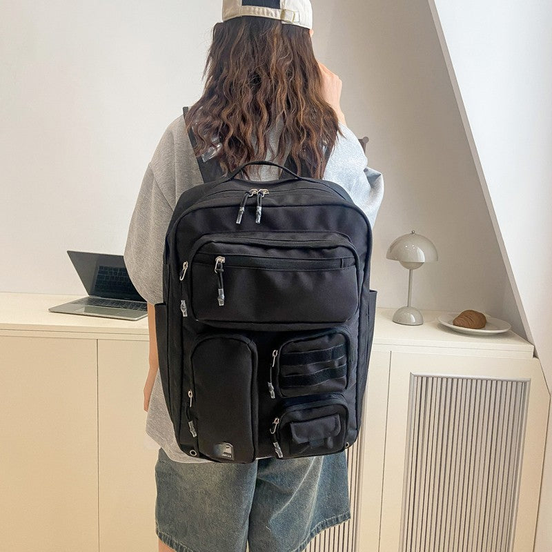 Charming Men's Large Capacity Nylon Cloth Backpacks