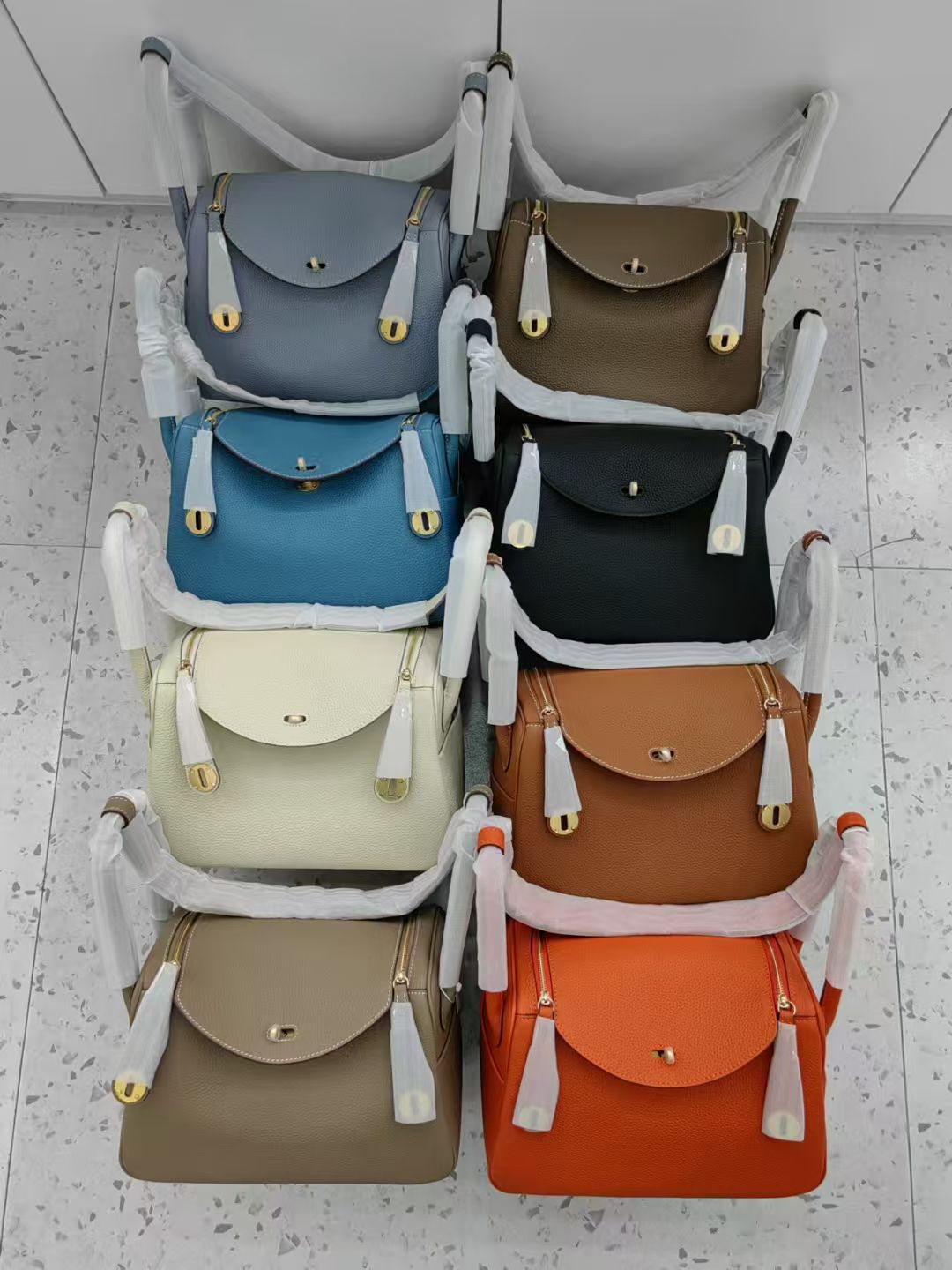Lindi Medical Box Pillow Pattern First Layer Shoulder Bags