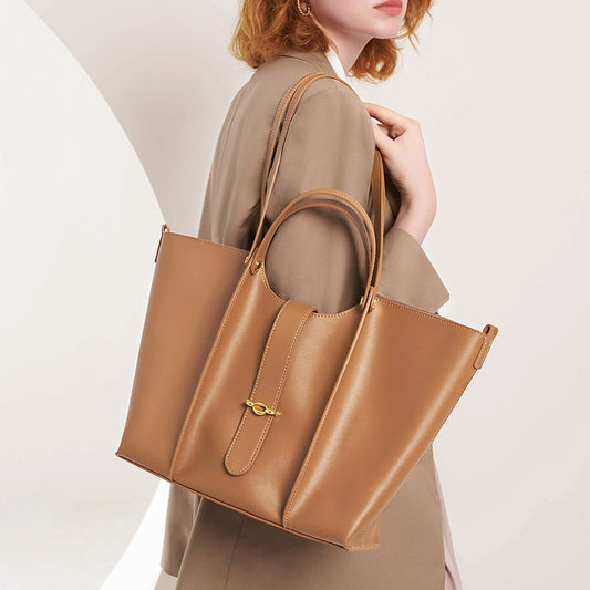 Women's Genuine Leather Large Capacity High-grade Portable Shoulder Bags