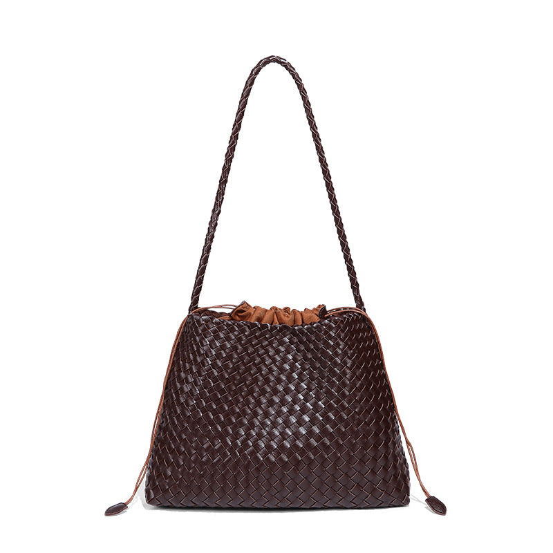 Women's High-grade Woven Large Capacity Composite Shoulder Bags