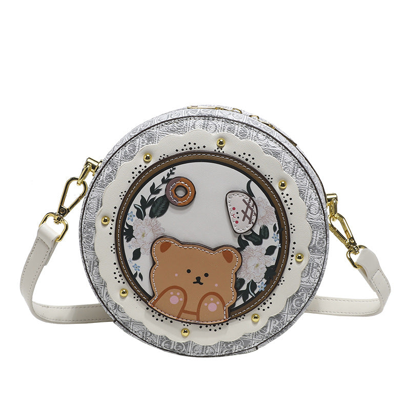 Women's Birthday Gift Genuine Leather Niche Lovely Summer Crossbody Bags