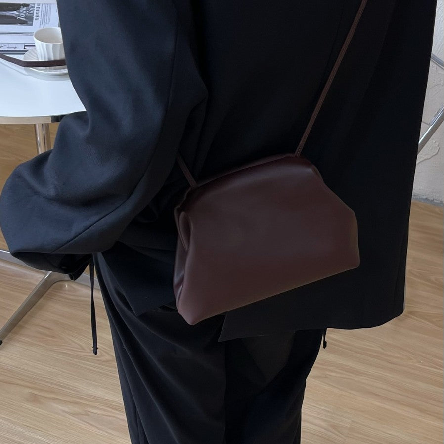 Classy Autumn Shell Cloud Clutch Simple Crossbody Bags