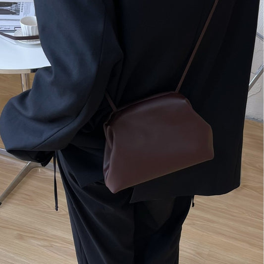 Classy Autumn Shell Cloud Clutch Simple Crossbody Bags