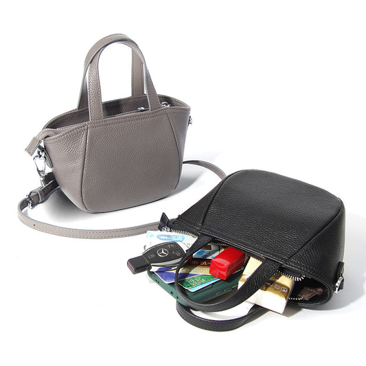 Women's Cowhide Fashion Genuine Leather High Sense Crossbody Bags