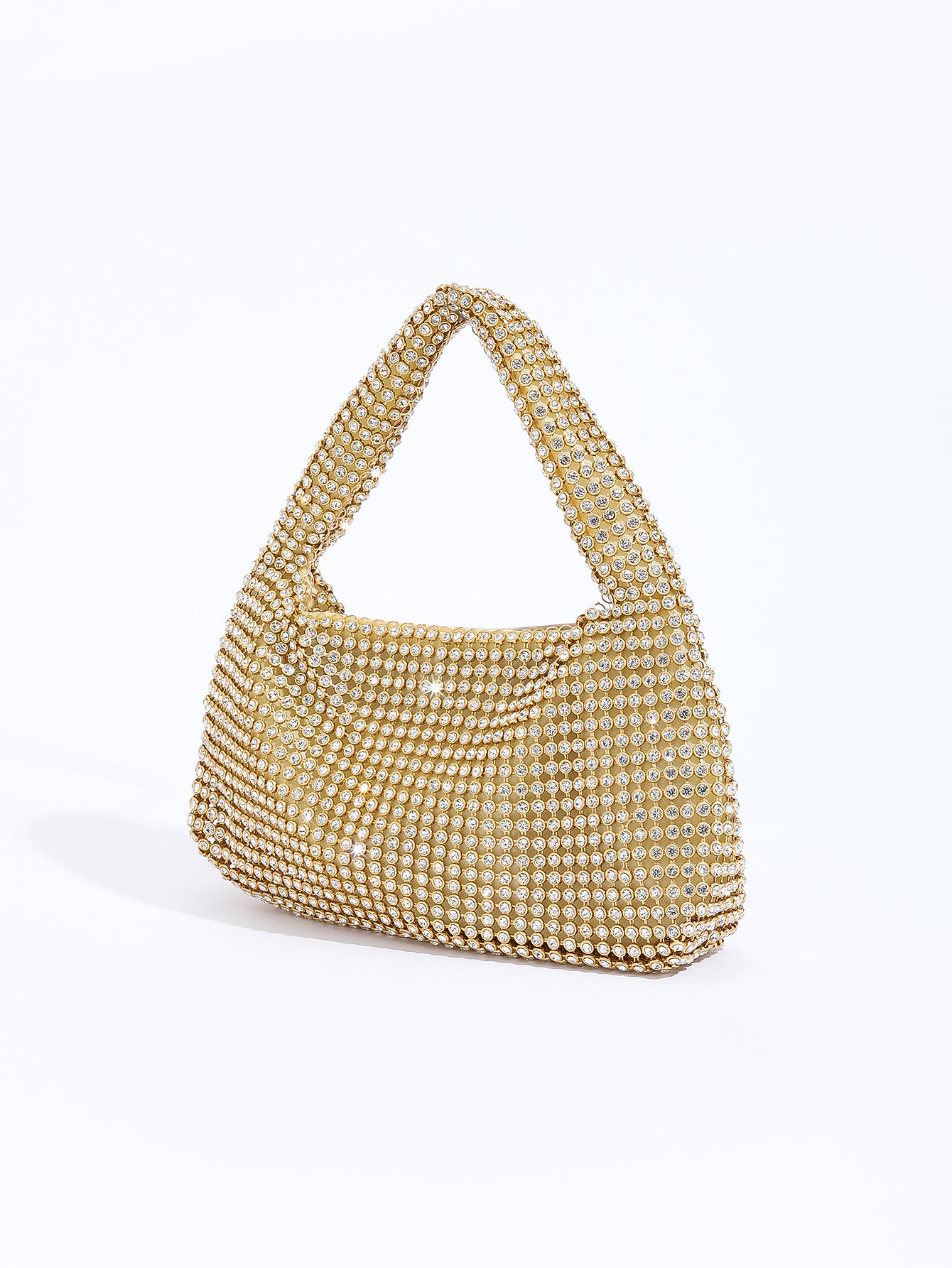 Design Diamond Rhinestone Shiny Vegetable Basket Evening Bags