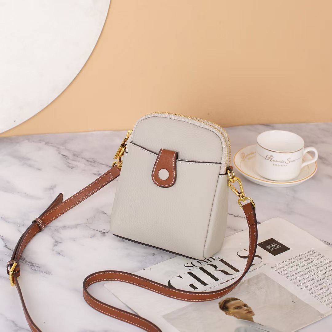 Women's Mini Genuine Leather Fashion First Layer Crossbody Bags