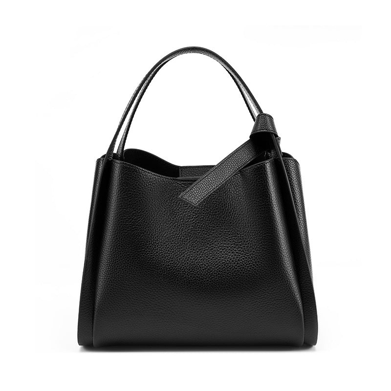 Women's First Layer Cowhide Vegetable Basket Leather Crossbody Bags