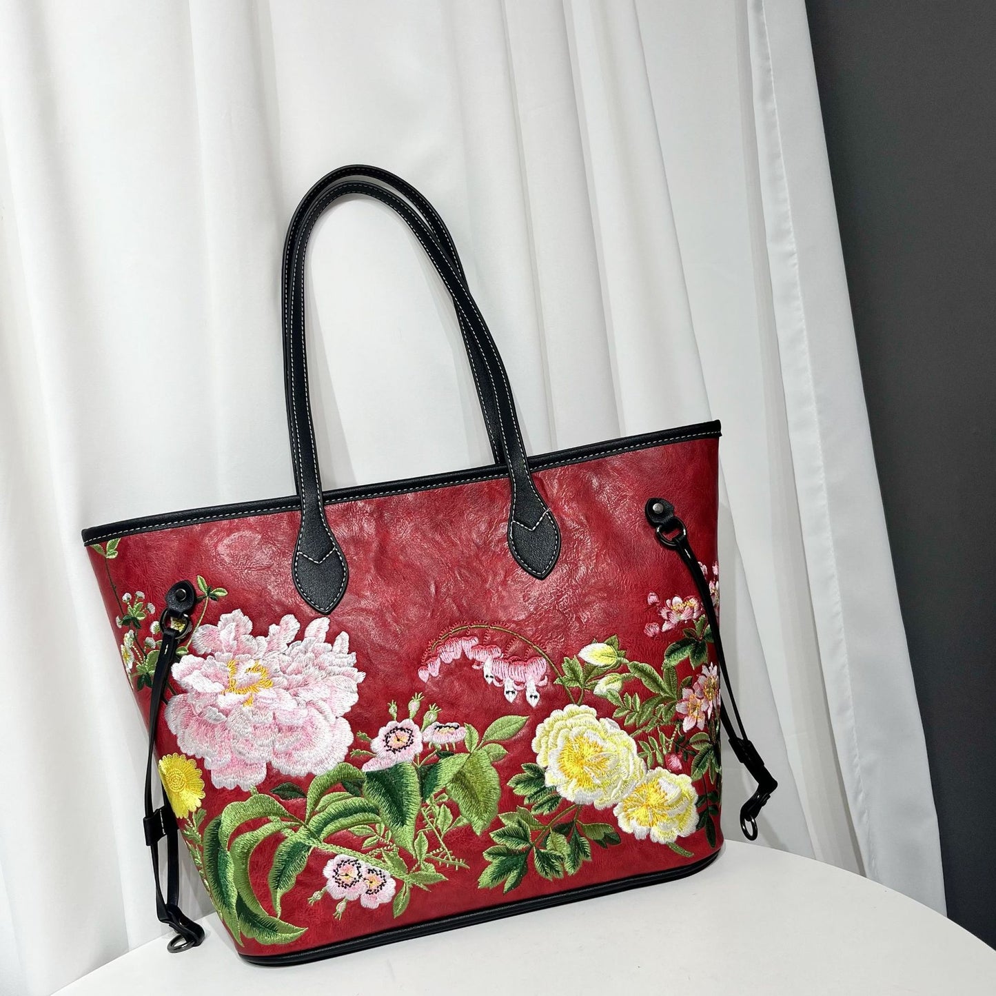 Printed Ethnic Style Textured Cheongsam Chinese Handbags