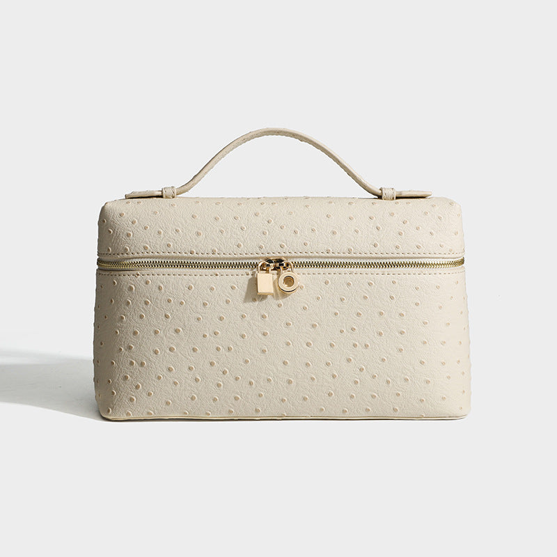 Women's Leather Kelly Box Gold Button Light Shoulder Bags