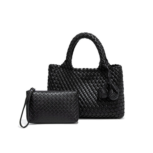 Women's Niche Woven Soft Leather Fashion Hand Handbags