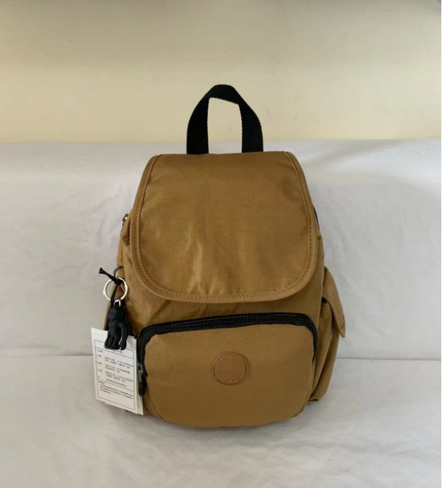 Women's Summer Nylon Canvas Monkey Urban Simple Backpacks