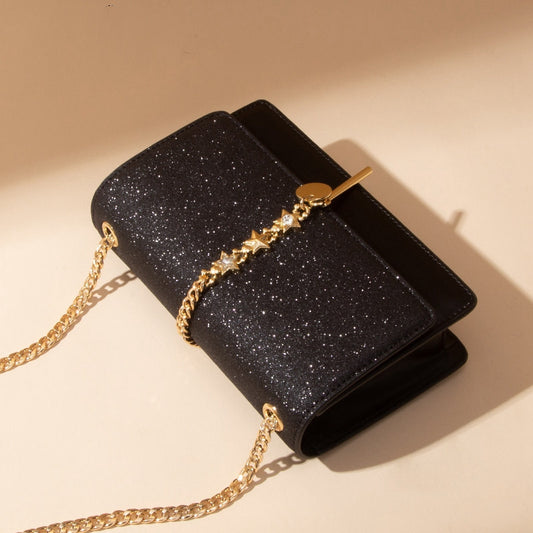 Women's Starry Sky Light Luxury Chain Sense Handbags