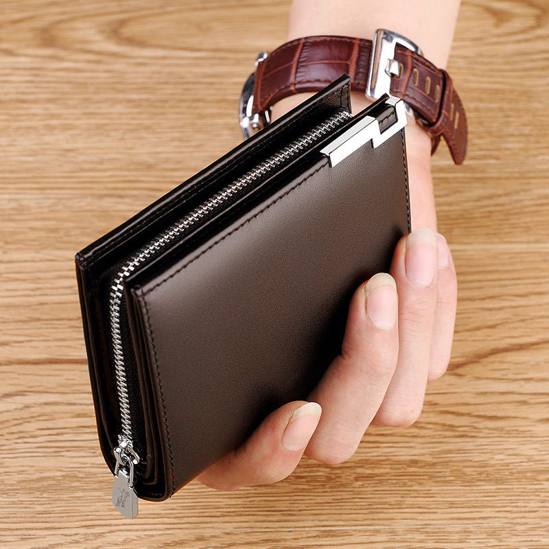Men's King Paul Leather License Short Card Holder
