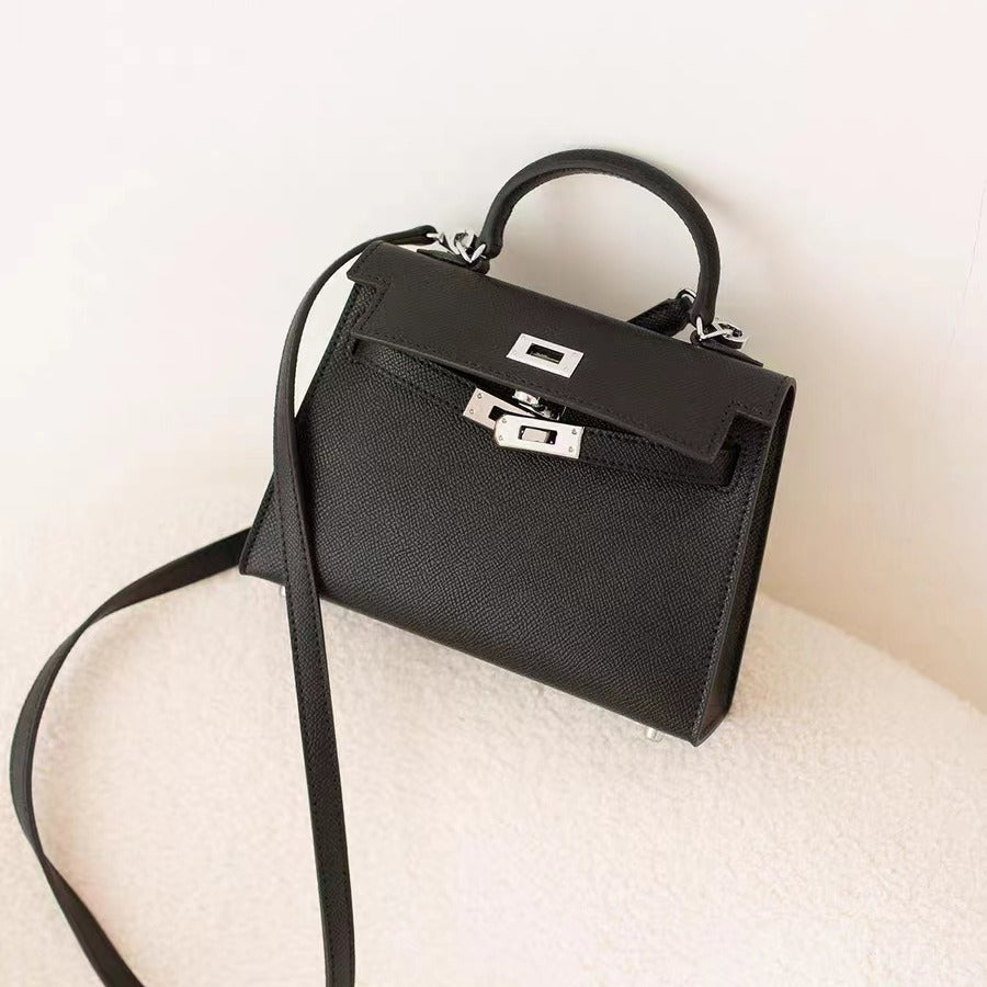 Women's High-grade Mini Kelly Genuine Leather Calfskin Crossbody Bags