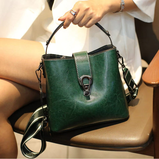 Women's Classic Summer Genuine Leather Versatile Handbags