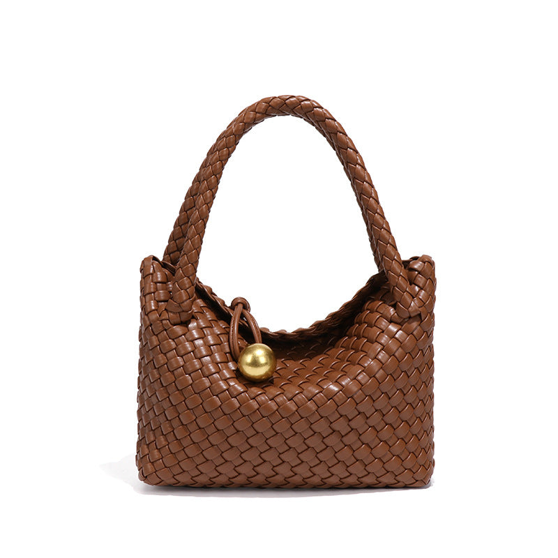 Women's French Style Woven Advanced Texture Handmade Bags
