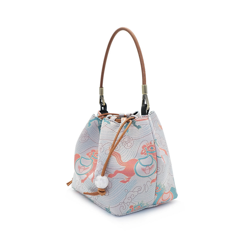 Brocade With Han Clothing Cheongsam Antique Crossbody Bags