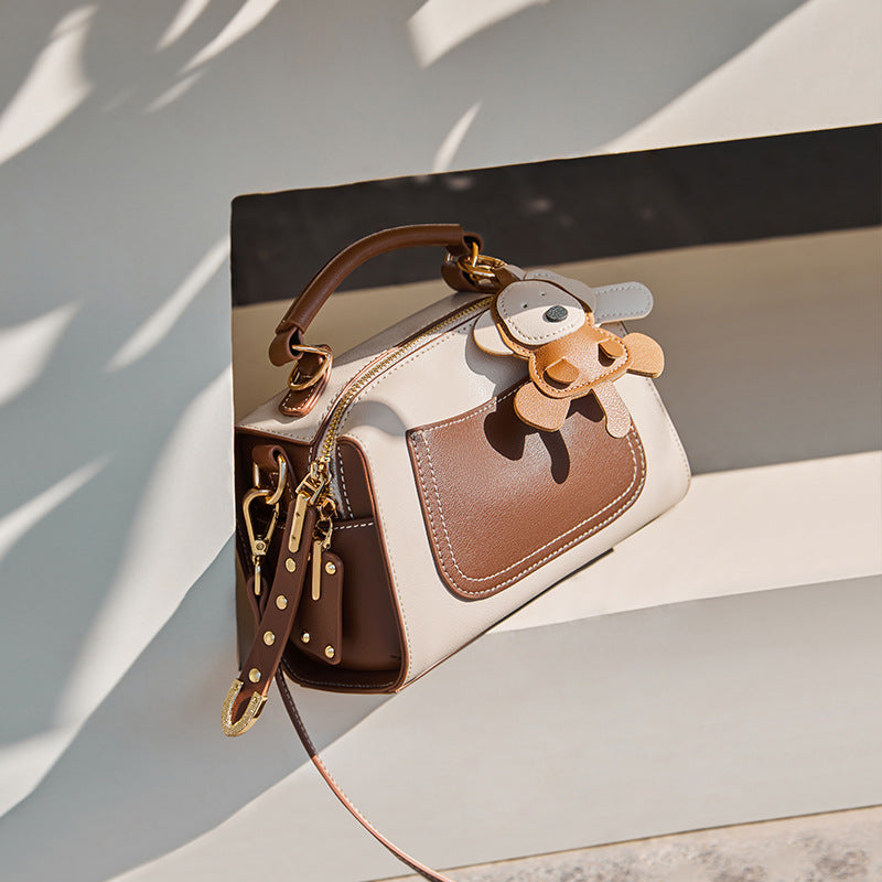 Women's Classy Elegant Leather Pillow High-grade Handbags