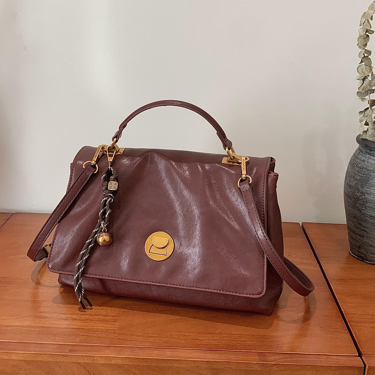 Handmade College Style Retro Art Large Shoulder Bags