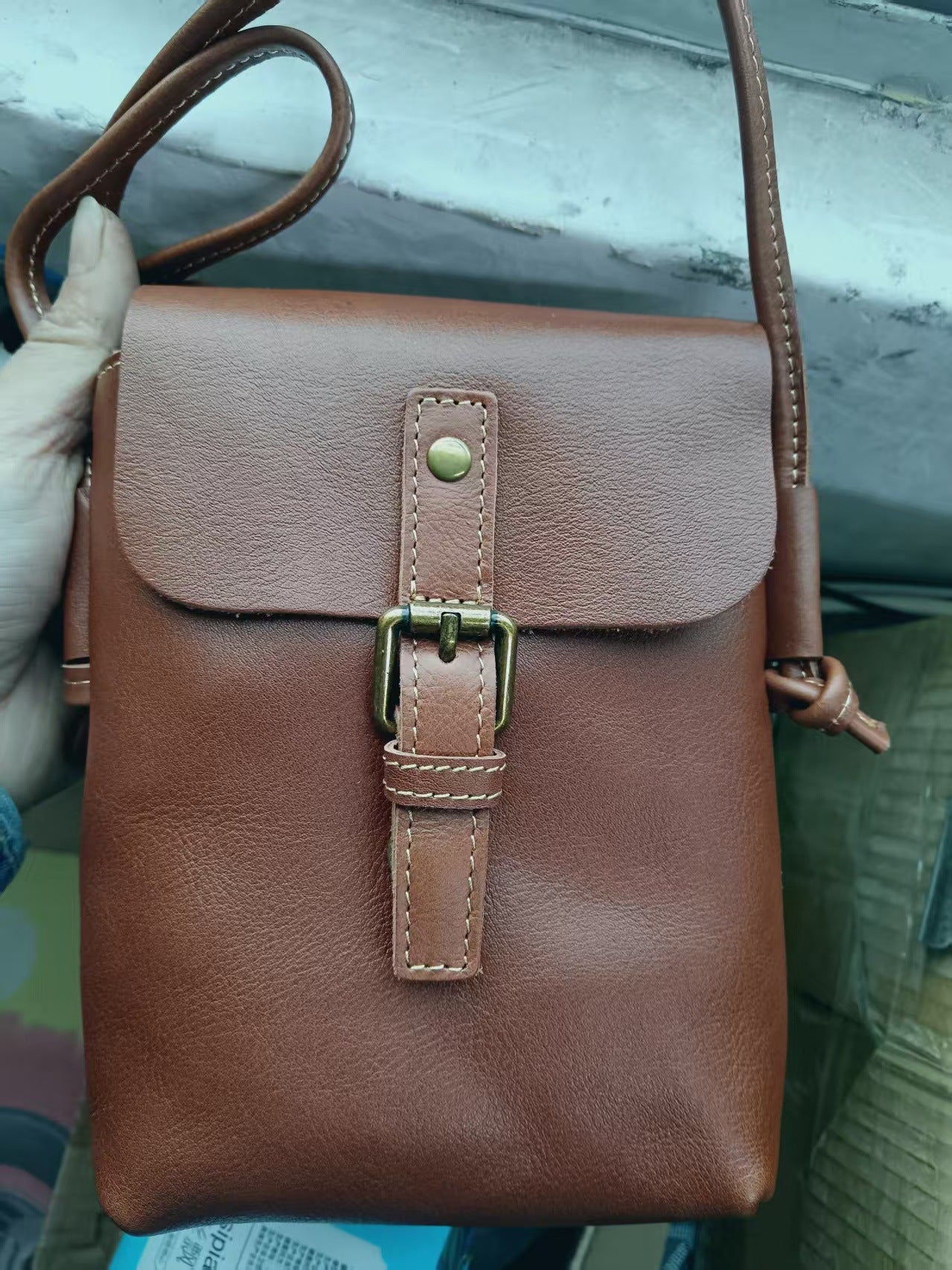 Women's Ancient Hipster Genuine Leather Retro Artistic Crossbody Bags