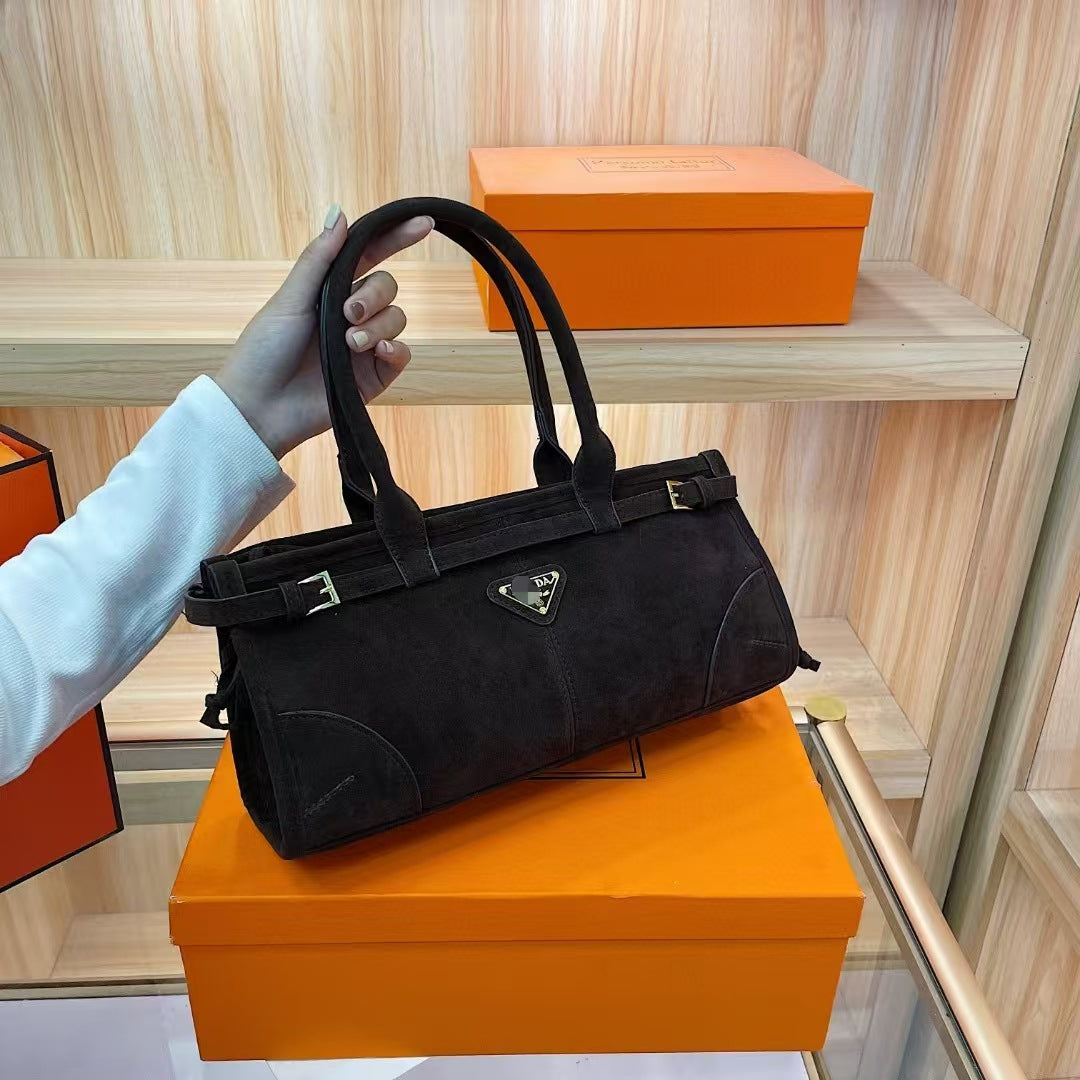 Women's Flannel Large Capacity Fashion Suede Handbags