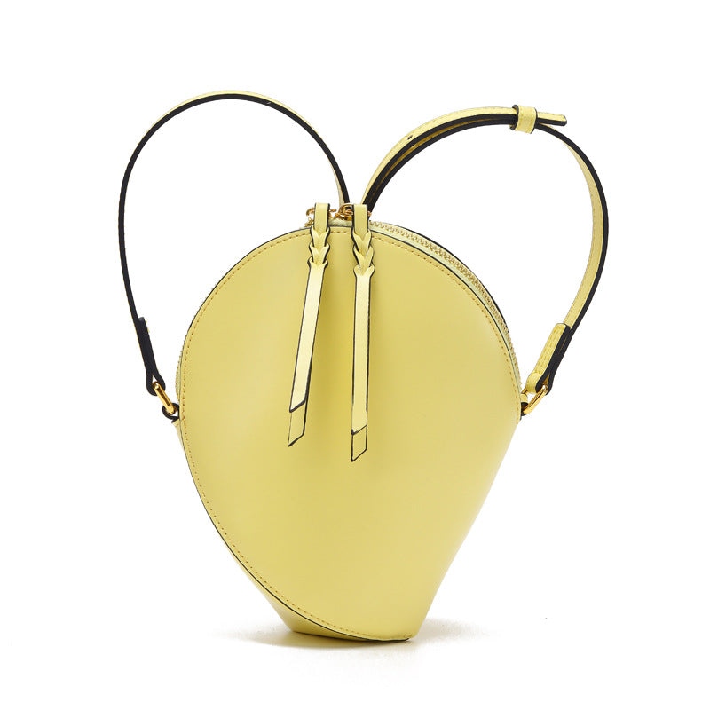 Women's Pea Genuine Leather Stabilizer Ant Hole Shoulder Bags