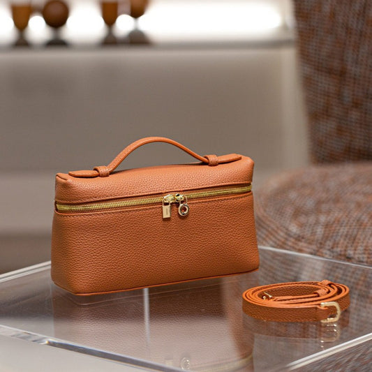 Women's Leather Pattern Lunch Box Mini Handbags