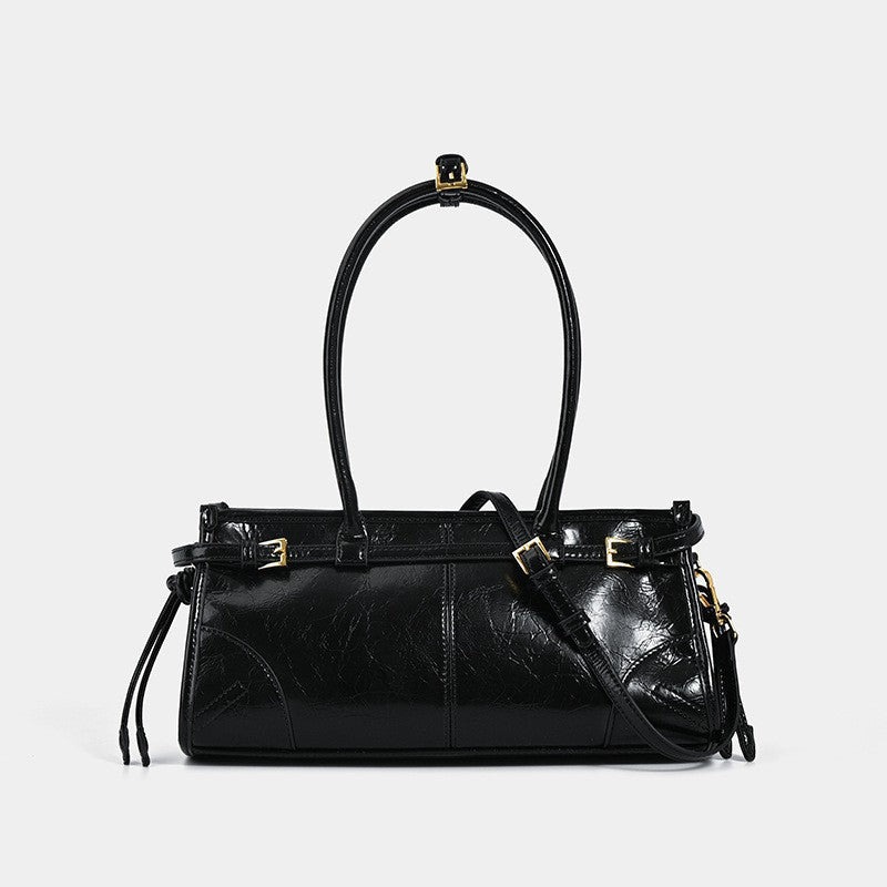 Women's Retro Fashion Baguette Underarm Commuter Large Shoulder Bags