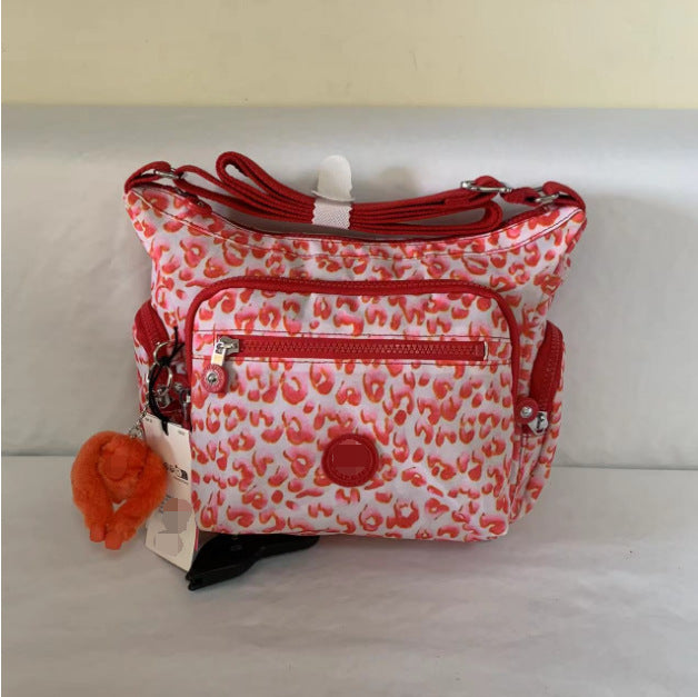 Spring Monkey Mesh Purple Series Nylon Crossbody Bags
