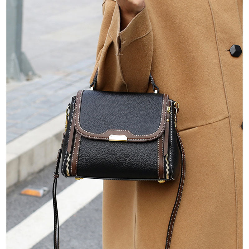 Women's Trendy High-grade Fashion Portable Genuine Leather Shoulder Bags