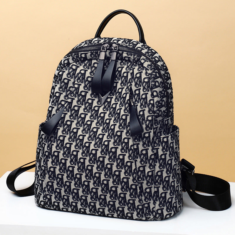 Women's Female College Fashion Large Capacity Canvas Bags