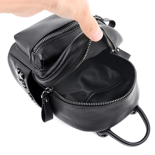 Cool Layer Cowhide Commuter Three-dimensional Stylish Backpacks