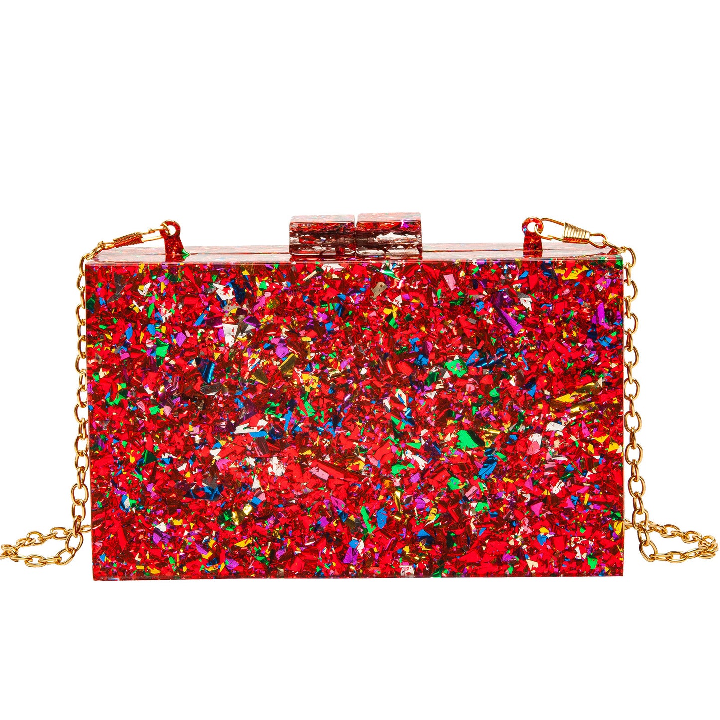 Acrylic Paillette Banquet Dress Garment Clutch Evening Bags