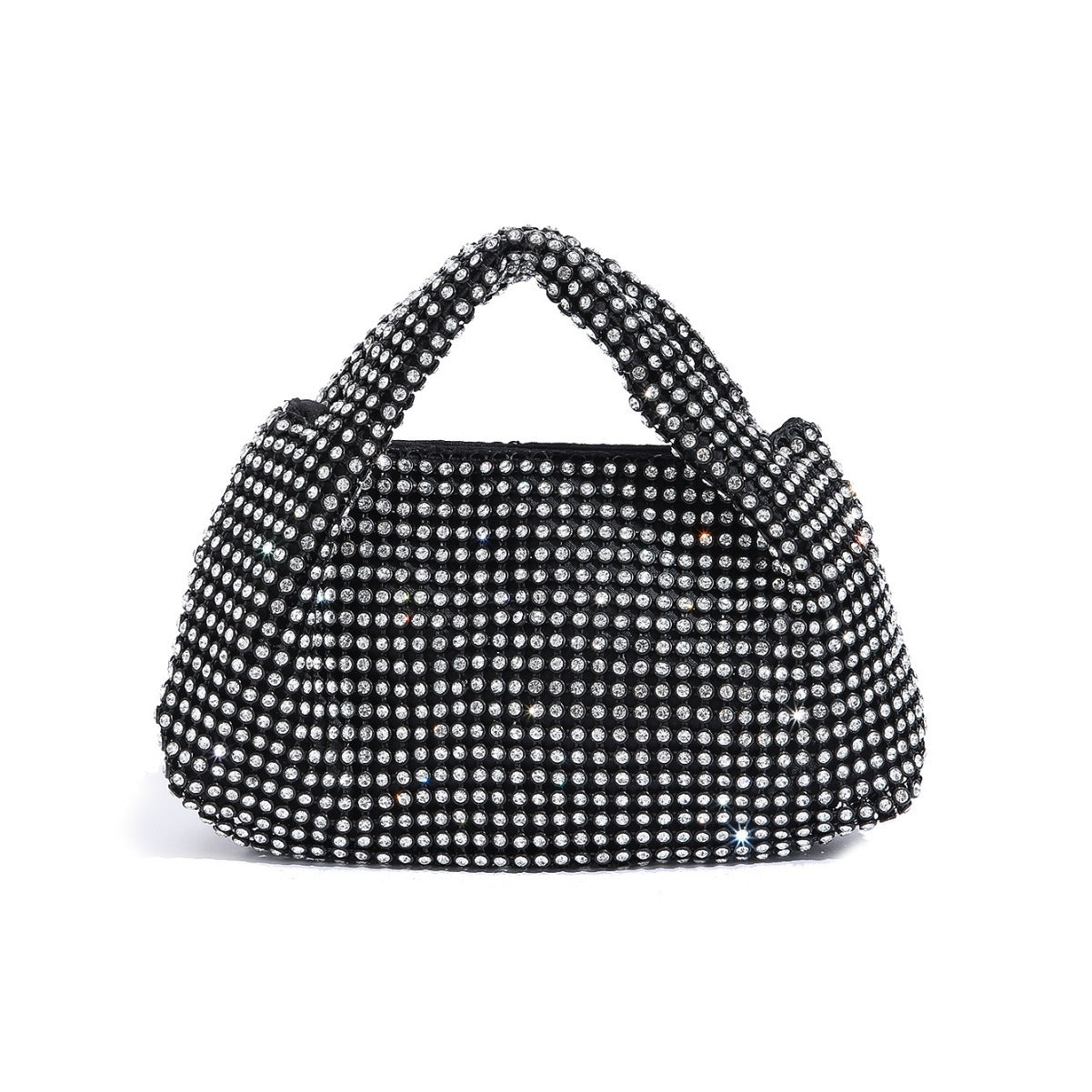 Design Diamond Rhinestone Shiny Vegetable Basket Evening Bags