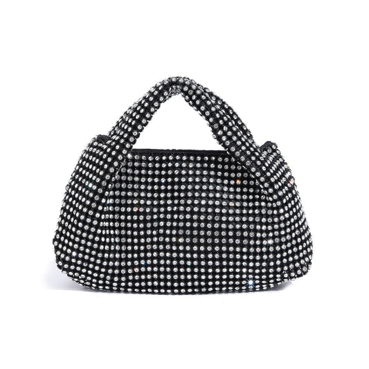 Design Diamond Rhinestone Shiny Vegetable Basket Evening Bags