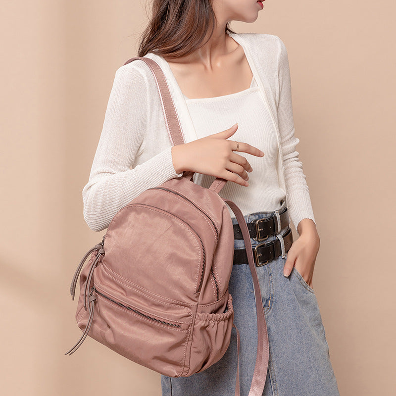 Women's Cloth Korean Versatile Large Capacity Waterproof Backpacks