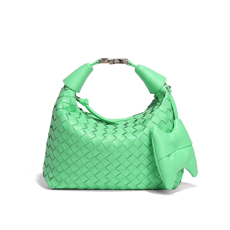 Women's Hand-woven Lunch Box Texture Trendy Handbags
