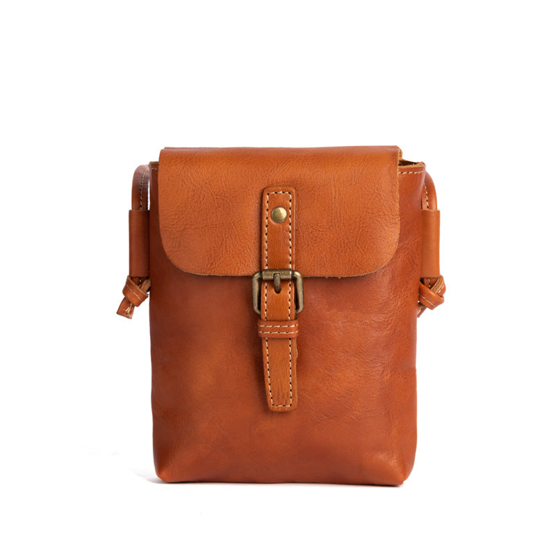 Women's Ancient Hipster Genuine Leather Retro Artistic Crossbody Bags