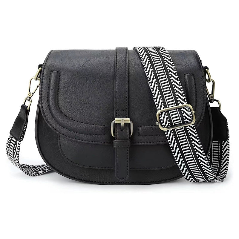 Women's Fashion Style Retro Saddle Semicircle Shoulder Bags