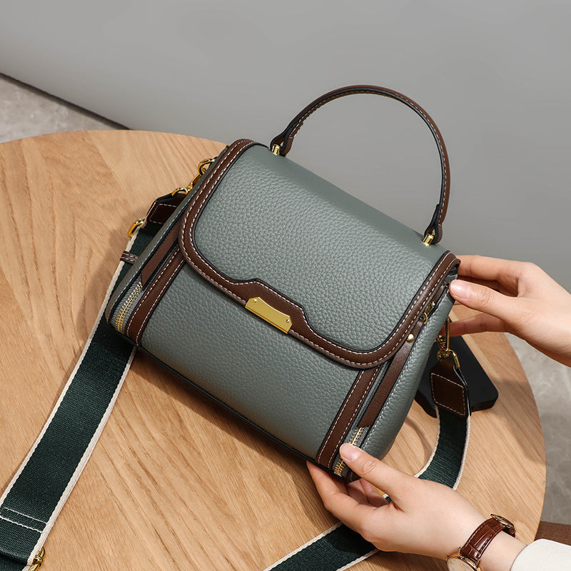 Women's Stylish Mom Style Genuine Leather Light Crossbody Bags