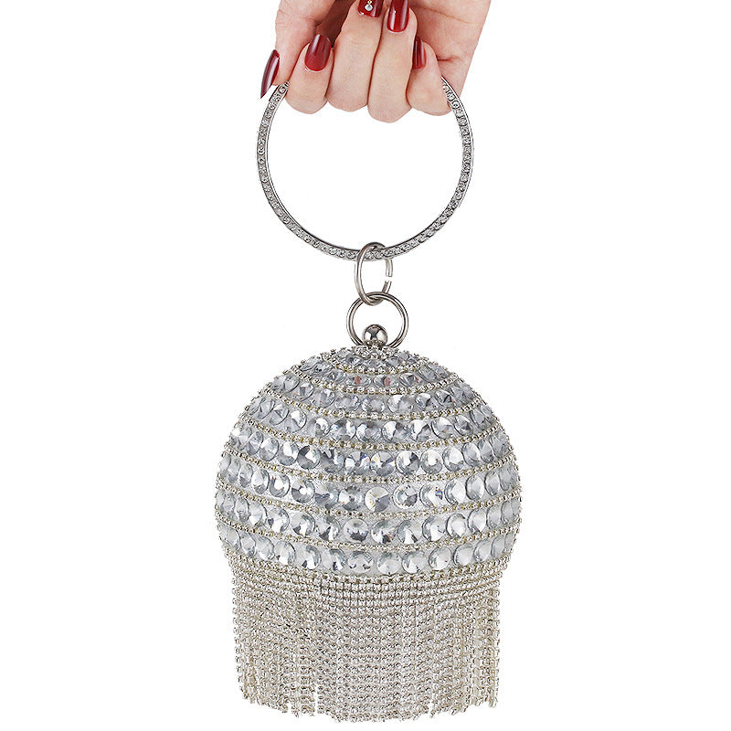 Women's Dinner Round Banquet Clutch Dress Evening Bags