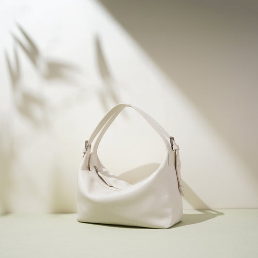 Women's Fashion Simple Leather Niche Oil Wax Shoulder Bags