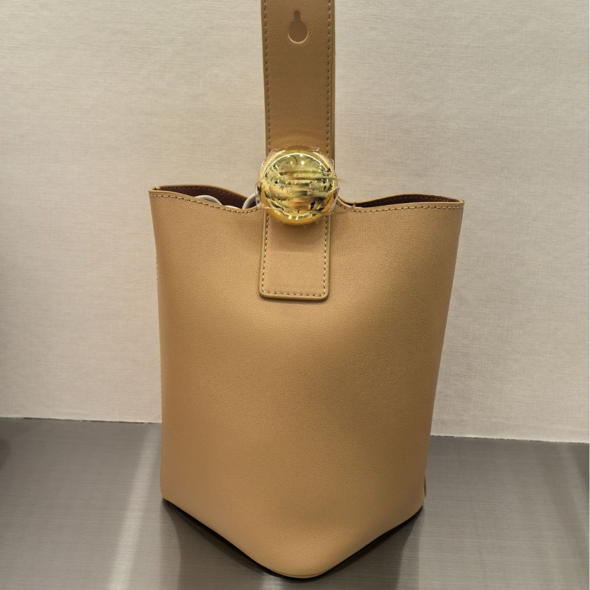 Classic Fortune Imported Cowhide Pattern Gold Crossbody Bags