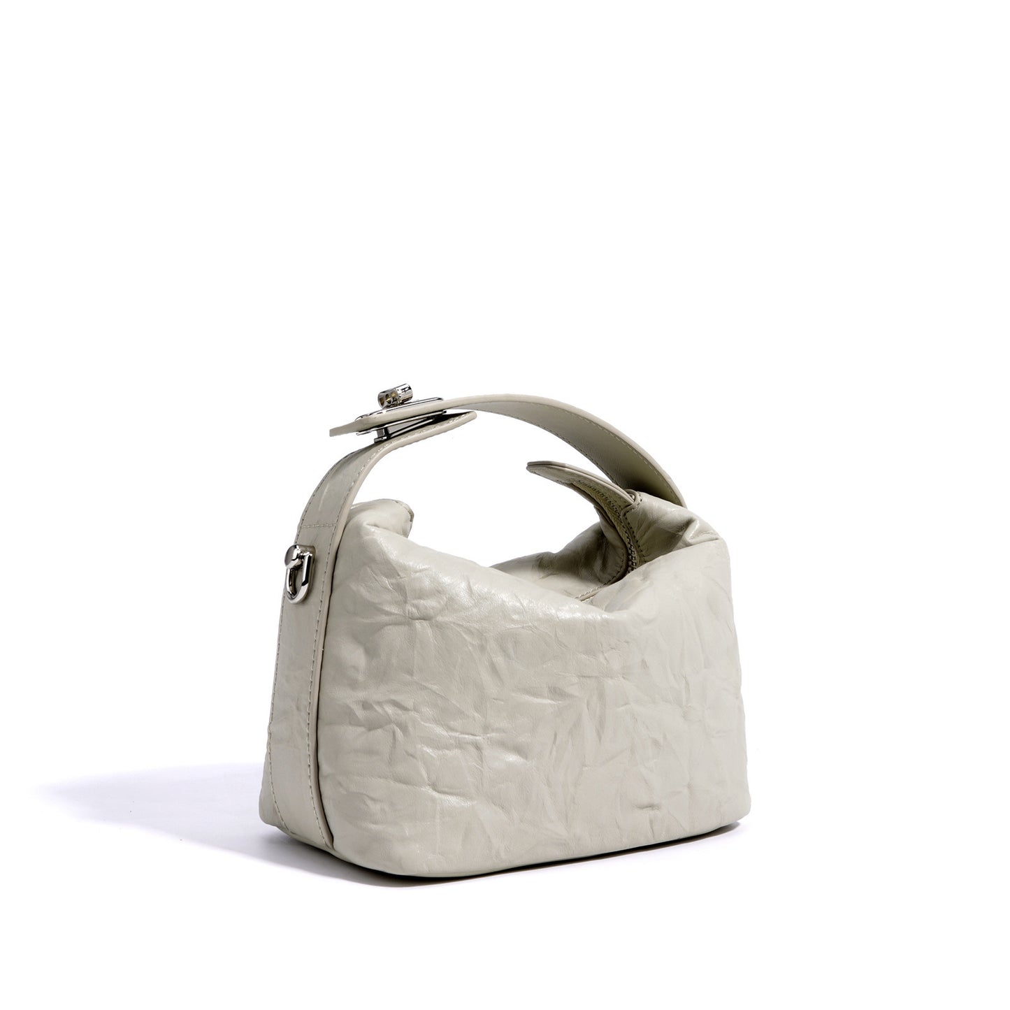 Women's Niche Leather Lunch Box Vintage Handbags